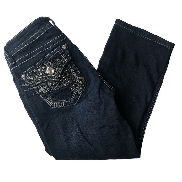 L.A. Idol Angel Wings Flap Pocket Pockets Capri - Women’s 7 - Picture 1 of 9